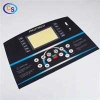 Teclado de Membrana para Panel de Control Automotriz, para Uso Industrial en Electrodomésticos, Resistente al Calor y a los Golpes, Solución Personalizada