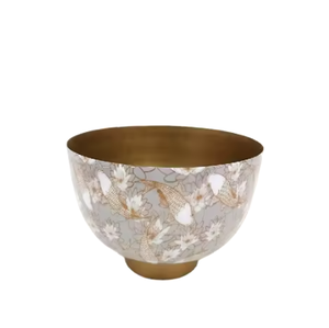 Bol décoratif imprimé, design moderne, vaisselle de service en métal, bols tendance très demandés au prix le plus bas - Product Image 1