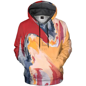 Vente en gros de sweats à capuche personnalisés en polyester avec impression par sublimation, grande taille, pour hommes, en coton mélangé, coupe classique, décontracté, pour l'extérieur, automne, brodé - Product Image 5