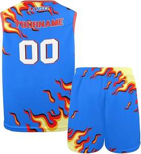 Tenues de basket-ball légères et respirantes, grande taille, de haute qualité, vêtements de sport personnalisés pour adultes - Product Image 6