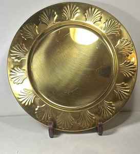 Plato de Presentación Dorado con Borde Repujado para Eventos de Boda en Hoteles, Decoración de Mesa, Uso para Servir Alimentos, Plato de Presentación de Metal - Product Image 2