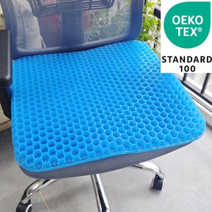 Alta qualità antiscivolo in Silicone ergonomico Gel personalizzato sedia 50*50 Cm cuscino cuscino cuscino cuscino per auto <span class=keywords><strong>cuscini</strong></span> tappetino auto - Product Image 2