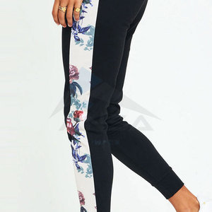 Pantalons de survêtement évasés pour femmes, couleur personnalisée, taille élastique, style streetwear de haute qualité, vêtements de sport, pantalon de survêtement, design à devant plat - Product Image 5
