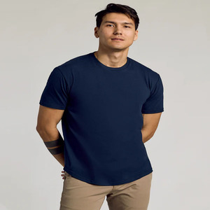 High Quality 230gsm Cotton Blank Streetwear Plain Dyed O-Neck Oversized <b>Tshirt</b> Custom Logo <b>Men</b> Plus Size Embroidery <b>Men's</b> <b>TShirt</b> - Product Image 3