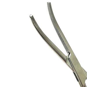 Pinces hémostatiques de haute qualité pour usage médical et chirurgical, source d'alimentation manuelle, pinces chirurgicales droites ou courbées - Product Image 5