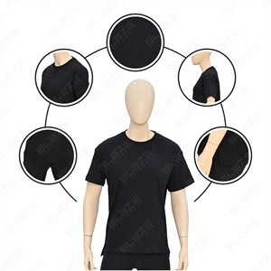 Camiseta minimalista de algodón sólido con cuello redondo y manga corta para mujer, blusa básica holgada y transpirable para verano, camiseta informal y elegante para damas - Product Image 6