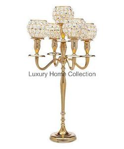 Antique Design Metal Most Trending Candle Holder and Stand <b>Black</b> Color Powder Coated Made of Iron Table Decoration Candle Holder - Product Image 5