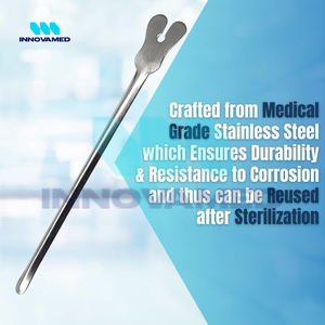 Sonde chirurgicale manuelle rainurée en acier inoxydable de haute qualité pour exploration de plaies – Prix raisonnable, qualité professionnelle - Product Image 5