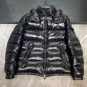 Stand-up Collar Warm Thick Fashion High Quality Winter Puffer Shiny <b>Jacket</b> for Men - Product Image 3
