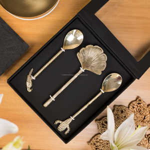 ขายช้อนกระบองเพชรใบทองเหลืองใหม่ออกแบบชุดราคาถูก - Product Image 6