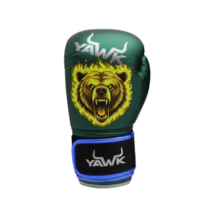 Gants de boxe MMA en cuir véritable métallisé, cuir synthétique, avec logo personnalisé, gants d'entraînement professionnels pour usage sportif - Product Image 4