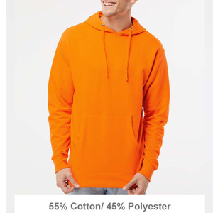 Sudadera con capucha de algodón en blanco de lana de invierno Sudadera con capucha de impresión personalizada Sudadera CON CAPUCHA DE COMERCIO independiente unisex - Product Image 2