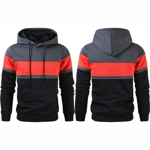 Sudaderas con capucha para hombre personalizables Kandari Sports 100% algodón Regular Fit bordado lavado a la piedra Logotipo de Color personalizable para invierno - Product Image 4