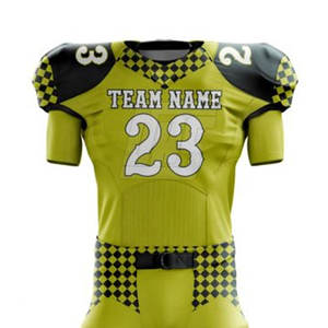 Uniforme de football américain pour hommes, tissu durable, ajustement confortable, idéal pour les matchs et l'entraînement d'équipe - Product Image 4