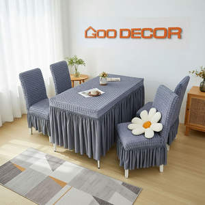 Fundas para Sillas de Boda al por Mayor, Fundas Universales para Asientos de Silla Azul, de Fábrica Directa de Vietnam, para Muebles de Sala de Estar - Product Image 5