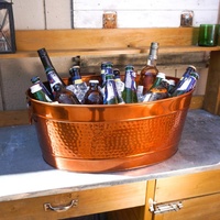 Seau à glace artisanal pour bouteilles de vin et de bière, refroidisseur de stockage, bar à domicile, restaurant, mariage, hôtel, refroidisseur à bas prix