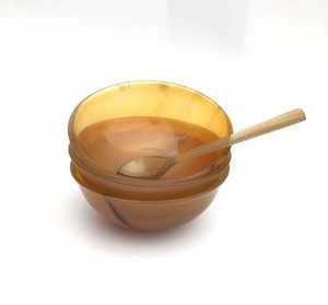 Bol à salade en corne de buffle, design classique, écologique, technique de polissage durable, pour la décoration de la maison, fête, en solde - Product Image 4