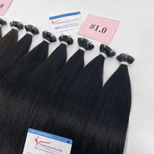 Extensiones de cabello liso natural 100% de la mejor calidad, supersedoso, de doble estirado, sin desprendimiento, precio de fábrica, listo para enviar - Product Image 6