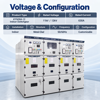 Tableau de commutation extractible métallique intérieur KYN28A-12 12kV 630A 1250A pour la distribution en bâtiments commerciaux