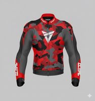 Chaqueta de Cuero Personalizada para Motociclismo, Hecha a Medida con Piel de Vaca/Canguro, para Conducción/Pista, con Joroba y Protecciones CE