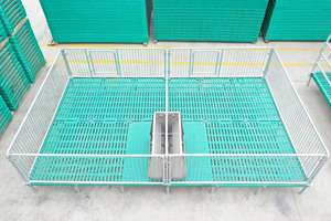 Cama de entrega de animales mejorada de nueva condición para jaula de cerdas para equipo de granja de parto de cerdas para cría de animales - Product Image 2