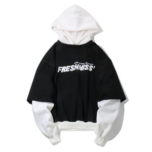 Sweat-shirt surdimensionné en polaire d'hiver 500 g/m², logo personnalisé, épaules tombantes, sweats à capuche lourds coupe-vent unisexes pour hommes et femmes - Product Image 2