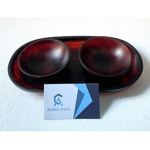 Cuenco redondo de resina para tuercas hecho a medida, último diseño, bandeja de resina de Color de cuerno, Mini cuenco, decoración de boda, suministros para el hogar y el Hotel, cuenco para todos los días - Product Image 4