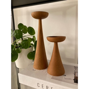 Candelero de madera de diseño creativo de calidad Superior, Color Natural para mesa de comedor o decoración del hogar, última llegada - Product Image 3