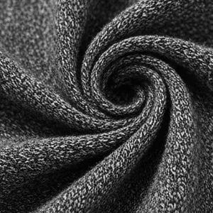 Chaqueta de punto de talla grande para hombre, respetuosa con el medio ambiente, con cuello levantado, suave, transpirable, térmica, para invierno, ropa deportiva informal - Product Image 5