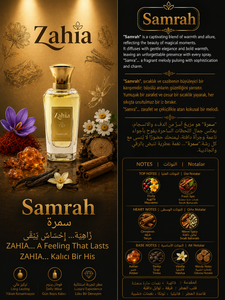 ZAHIA Samrah Extrait De Parfum Frutal Amaderado Especiado, Spray Unisex 50ml, Aroma Duradero, Fragancia Corporal de Lujo - Product Image 2