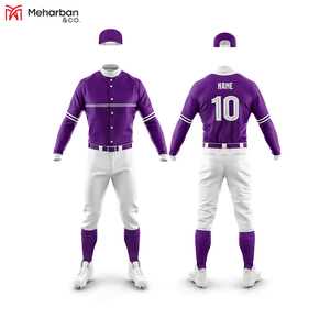 Nouveaux uniformes d'équipe de baseball bon marché à bas prix impression par sublimation maillot vierge uniforme de baseball - Product Image 4