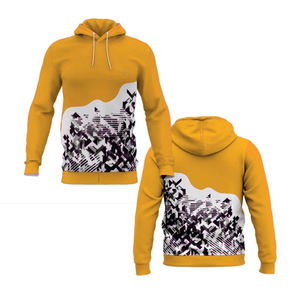 Sweat à capuche pour homme en gros, polaire, manches longues, simple, streetwear, design et logo personnalisés, tissu de haute qualité 400GSM - Product Image 2