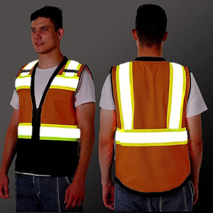 Gilet de sécurité de construction avec logo personnalisé vêtements réfléchissants gilet de sécurité haute visibilité avec réflecteur de poche haute visibilité - Product Image 5