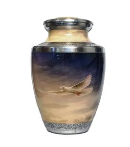 Hand Engraved Beautiful Keepsake <b>Urn</b> <b>for</b> <b>Human</b> <b>Ashes</b> Memorial Cremation <b>Urns</b> <b>Small</b> <b>for</b> Man woman Adult Female Custom Size <b>urn</b> - Product Image 1