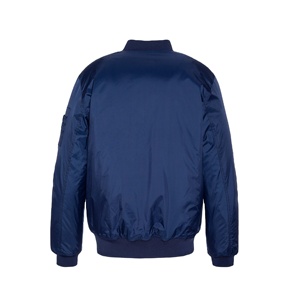 Chaqueta Bomber Premium de Alta Calidad para Hombre, Estilo Urbano, Color Sólido, Cuello Alto, Nylon, Venta al Por Mayor - Product Image 2