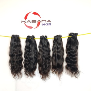 Extensiones de cabello humano de color natural vietnamita fabricado en 100% crudo - Product Image 5