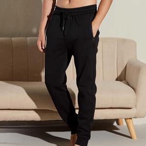 กางเกงวอร์มผ้าแคนวาสทรงวาฟเฟิลคุณภาพพรีเมียมสำหรับผู้ชาย ใส่สบาย ระบายอากาศได้ดี แห้งเร็ว ทรงตรง ขนาดใหญ่ เหมาะสำหรับฤดูใบไม้ร่วง - Product Image 2