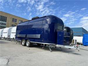 Donuts Gourmands & Cold Brew |   Camion de cuisine mobile Airstream bleu à prix avantageux - Product Image 6