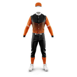 Service OEM en gros 100% uniformes de baseball en polyester en gros 2025 uniformes de baseball de bonne qualité - Product Image 5