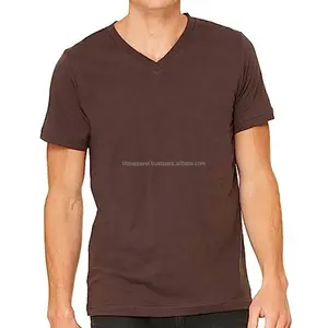 T Shirt Custom New Slim Fit Basic V Neck T-Shirt Next Level Apparel Men Tri-Blend T Shirt Factory Manufacture Men's T Shirt