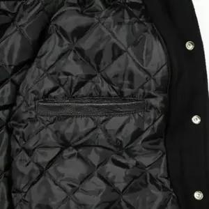 Chaqueta de béisbol recortada de lujo para mujer, bombardero de manga larga con cierre abotonado, chaqueta universitaria con letras para mujer, ropa de calle - Product Image 6