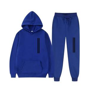 Logotipo propio invierno cálido 400 GSM algodón polar sudaderas con capucha más tamaños chándal hombres - Product Image 5