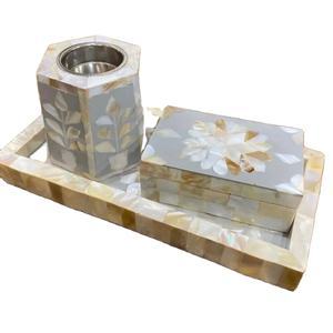 Quemador artesanal de madreperla Bakhoor con diseño oriental. Quemador Bakhoor de madre perla para fragancia de Ramadán Precio bajo - Product Image 3