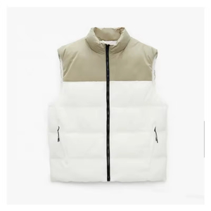 OEM, venta al por mayor, superventas, alta calidad, chaleco acolchado, talla grande, logotipo personalizado, chaqueta sin mangas, cremallera, chaleco acolchado, chaqueta para hombre, vendedor - Product Image 1