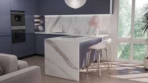 Encimera de Cuarzo Impreso Nif para Cocina y Baño, 2cm 3cm, Pulido, para Uso en Proyectos de Construcción Comercial - Product Image 3