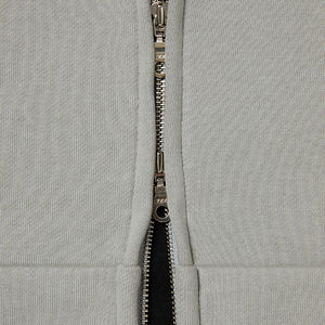 OEM ODM Logo personnalisé impression de broderie 3D poids lourd 400GSM 500GSM 100% coton recadrée sweats à capuche zippés pour hommes solide à capuche - Product Image 5