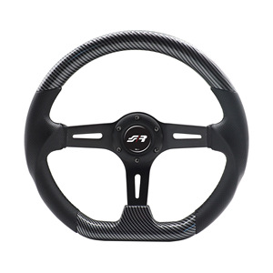 Volante sportivo Giau - in look carbonio e pelle - Product Image 4