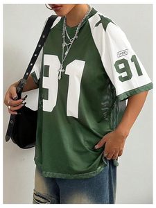 Camiseta de fútbol extragrande con cuello en V unisex al por mayor cómoda y elegante para hombres y mujeres jugadores de fútbol - Product Image 2