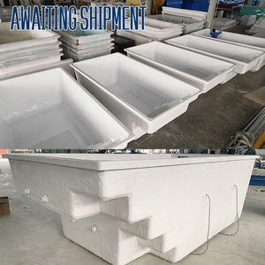 สระว่ายน้ำไฟเบอร์กลาสแบบฝังดิน ทนทาน เหมาะสำหรับรีสอร์ท โรงแรม และที่อยู่อาศัย มีขนาดให้เลือกปรับแต่งได้ จัดส่งตรงจากโรงงาน - Product Image 1