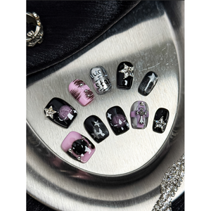 Faux ongles à presser Dark Luck Gothic Star Cross - Product Image 1